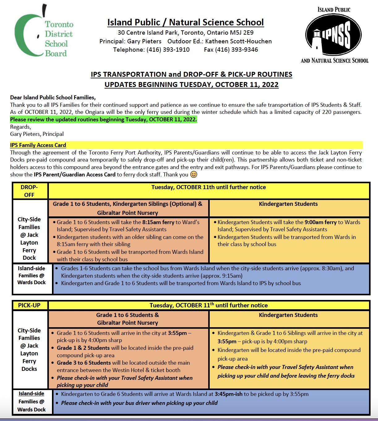 IPS Winter Schdedule Revised Version